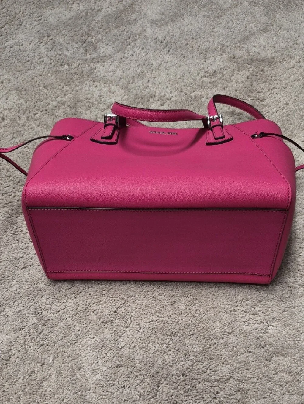 Michael Kors Hot Pink Saffiano Tote NWT - Picture 6 of 6